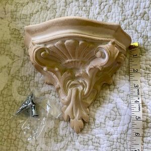 Decorative resin shelf